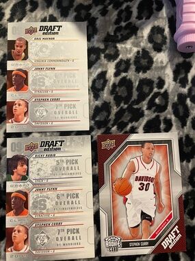 Draft Edition Stephen Curry Rookie Card - Red/White
